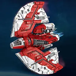 Конструктор Reobrix Космічний шатл T6 на підставці (99006) [171528] - мініатюра 8