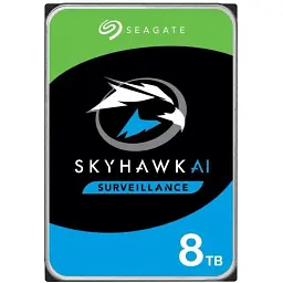 Накопичувач HDD Seagate 3.5" SATA 8.0TB SkyHawk Surveillance 5400rpm 256MB (ST8000VX010)