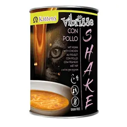 Вологий корм для кошенят Vibrisse Shake Суп курка + ОМЕГА 3 135 г