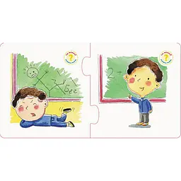 Настільна гра Правильно-неправильно У навчальному закладі 973004 з наклейками - мініатюра 2