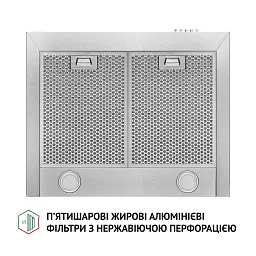 Витяжка купольна Perfelli K 6610 I 1000 LED - мініатюра 5