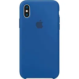 Чохол-накладка Toto Silicone Case Apple iPhone X/XS Deep Blue - мініатюра 4