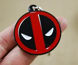 Брелок Deadpool logo Дедпул лого 10.113 - мініатюра 6