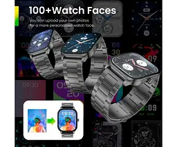 Розумний годинник Xiaomi Amazfit Pop 3s Metal Black Metallic Strap з металевим ремінцем чорний - мініатюра 4