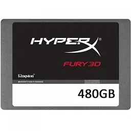 Накопичувач SSD Kingston Sata 2.5" 480Gb HyperX Fury (KC-S44480-6F) Б/в