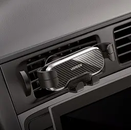 Автомобільне кріплення для смартфона 4.7-7.2" (На решітку+гачок) LP228 Ugreen Чорне - мініатюра 6