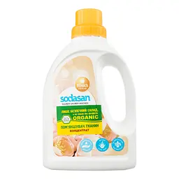 Органічний пом'якшувач /ополіскувач тканин Fabric Softener для швидкого прасування SODASAN 0,75 л - мініатюра 2