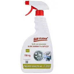 Спрей для чищення ванн San Clean Professional Line для видалення плісняви та бруду 750 г (4820003544211)