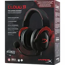 Ігрові навушники HyperX Cloud II Black/Red (KHX-HSCP-RD/4P5M0AA) [53871] - мініатюра 9