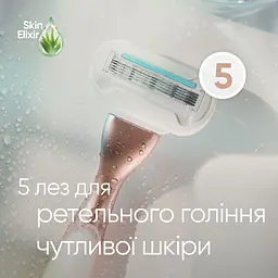 Станок для гоління Gillette Venus Extra Smooth Sensitive Rose gold з 3 змінними касетами - мініатюра 2