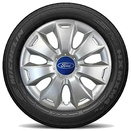 Ковпак колеса з емблемою Ford SKS417 R16 сірий з логотипом на вибір 4 шт