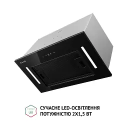Витяжка повновбудована Perfelli BIS 5684 BL 1000 LED - мініатюра 3