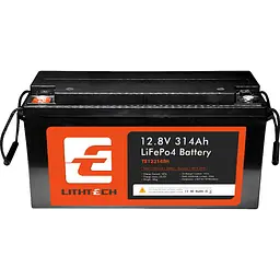 Акумулятор Lithtech LiFePO4 12V (12.8V/314Ah/4019.2Wh) (TE12314BH) [157972] - мініатюра 1