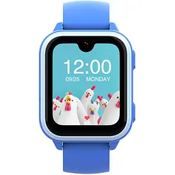 Розумний годинник з відеодзвінком Wonlex KT33 AMOLED 8 GB Blue (SBWKT33BU) - мініатюра 4
