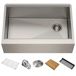 Кухонна мийка Kraus Kore KWF410-30, Нержавіюча сталь