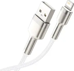 Кабель Baseus Cafule Metal USB to Lightning 1м White (CALJK-A02) [82098] - мініатюра 4