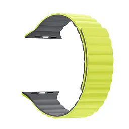 Ремінець ArmorStandart MagLink для Apple Watch 42 (Series 11-10)/41/40/38 Lime Grey (ARM86922)