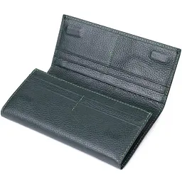 Модний гаманець для жінок із натуральної шкіри ST Leather 23099 зелений - мініатюра 5