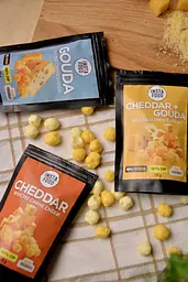 Сирні снеки Insta Food із сушеного сиру, набір 3×20 г - мініатюра 2