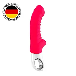 Вібратор для точки G Fun Factory TIGER india red, ребристий, підходить для анальної стимуляції - мініатюра 1