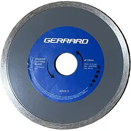 Диск алмазний по плитці - 125x5.5x22.23мм Gerrard 4282615