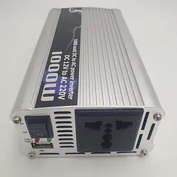 Автоінвертор-перетворювач напруги 12 V-220 V 1000 Вт і USB-виходом 12 V у 220 V 1000 W Power Inverter - мініатюра 3