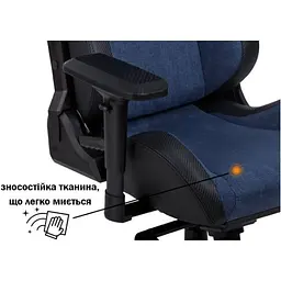 Геймерське крісло GT Racer X-8005 Dark Blue/Black [147951] - мініатюра 9