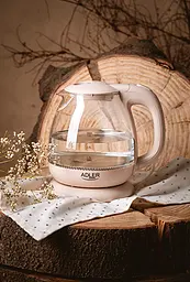 Чайник Adler AD 1283C Cappuccino скляний 1.0л - мініатюра 2