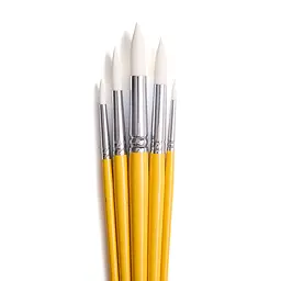 Набір пензлів HIMI 5 шт. круглий, Yellow Edition (6974712455028) - мініатюра 2