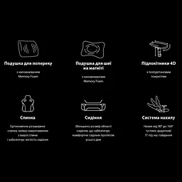 Крісло ігрове Anda Seat Phantom 3 Pro Size L Black Fabric (AD18YC-06-B-F) - мініатюра 6