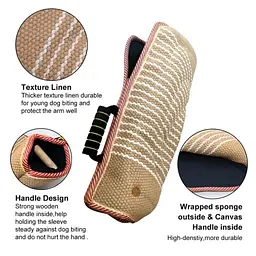 Рукав для дресирування собак Derby Dog Training Bite Sleeve, Бежевий - мініатюра 5