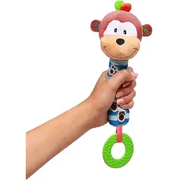 Іграшка з пищалкою BabyOno Мавпеня Георгій 619 (2000903545446)