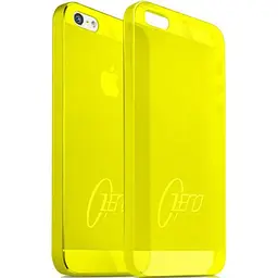 Чохол-накладка itSkins Zero.3 cover case для iPhone 5 yellow - мініатюра 2