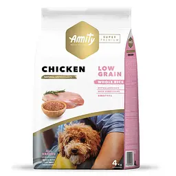 AMITY Super Premium Adult Chicken, сухий корм для дорослих собак, з куркою 4 кг