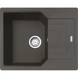 Кухонна мийка Franke Urban, фраграніт, прямокутник, з крилом, 620х500х220мм, чаша - 1, врізна, оборотна, UBG 611-62, сірий сланець