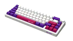 Клавіатура Lorgar KBP70MW Pro Wireless 65% Compact Black White EN/UA (LRG-KBP70MW-WH-US) - мініатюра 2