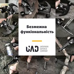 Мультитул-молоток UAD HammerForce 12 інструментів Чорний - мініатюра 4