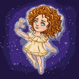 Картина за номерами "Знаки зодіаку Лев" @VIKTORIA.GRO.ART 10081-AC 40x40 см