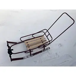 Санки Snower Буран бордові - мініатюра 6