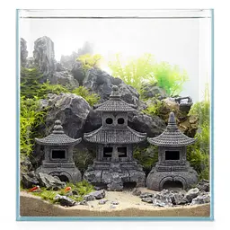 Декорація Hobby Senso Temple 11×11×19 см для акваріума і тераріуму (41731) - мініатюра 4