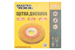 Корщітка MasterTool для болгарки УШМ дротяна щітка дискова 150 мм 19-9215 - мініатюра 4