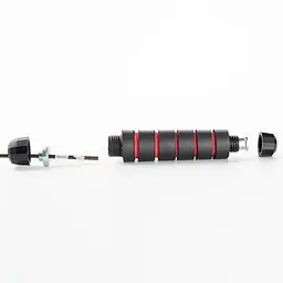 Скакалка швидкісна Power Play 4210 2.7 м, Black/Red - мініатюра 3