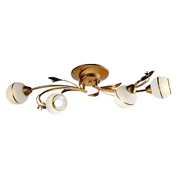 Люстра стельова Brille в спальню E27 60W G (LK-505C/4)