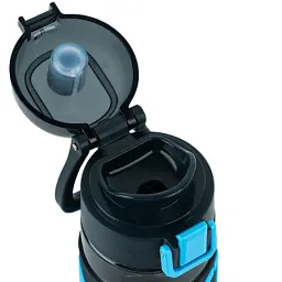 Пляшка для води Kite 680 мл чорно-блакитна (K25-1233-2) - мініатюра 3
