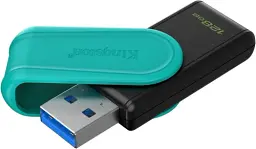 Флеш накопичувач USB 128Gb Kingston DataTraveler Exodia S, Black/Turquoise, USB 3.2 Gen 1 (DTXS/128GB)