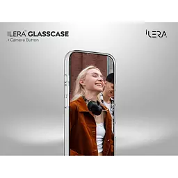 Чохол iLera GlassCase + Camera Button with MagSafe для Apple iPhone 17 Pro Max Transparent (ILGCLCa17PrMx) [150420] - мініатюра 11