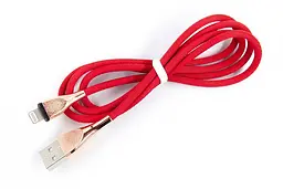 Кабель Dengos NTK-L-SET Round Braided Lightning 1m Red