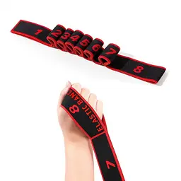 Еспандер гумова-стрічка Elastiband BJOY NE-ELASTI-2R, червоно-чорна - мініатюра 2