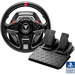 Ігрове кермо з педалями Thrustmaster PC/PS4/PS5 T128 Wheel with Pedals [4160781] [88007] - мініатюра 1