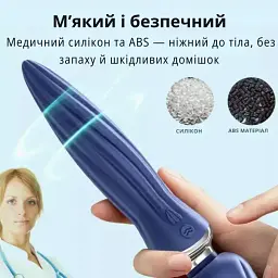 Вібратор I’MCUM Rose Dancer Wand з функцією обертання, вібрації та підігрівом (IM-ZDB222) - мініатюра 6